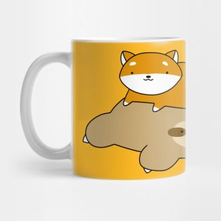 Little Shiba and Sloth Mug